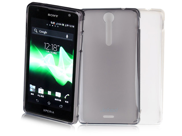 Чехол Jekod Soft case для Sony Xperia GX LT29i (черный, гелевый)