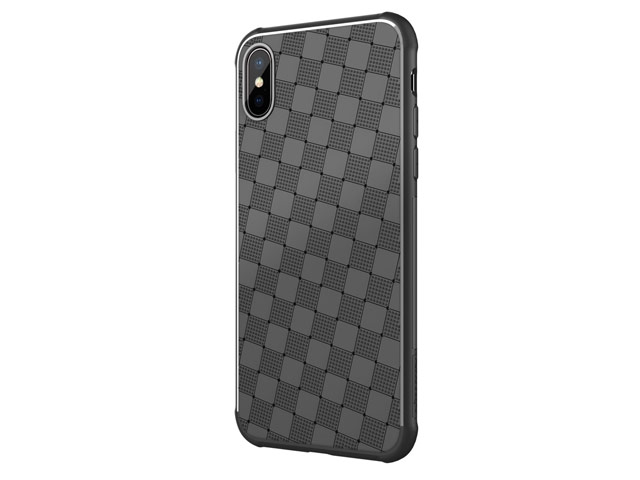 Чехол Nillkin Weave case для Apple iPhone X (черный, гелевый)