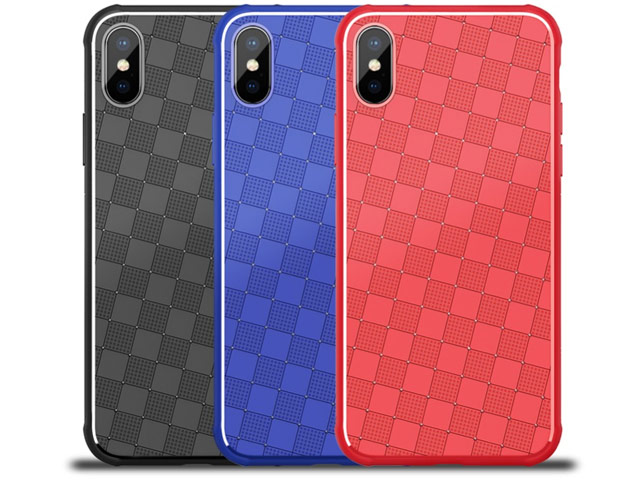 Чехол Nillkin Weave case для Apple iPhone X (черный, гелевый)