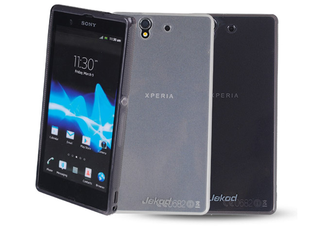 Чехол Jekod Soft case для Sony Xperia Z L36i/L36h (черный, гелевый)