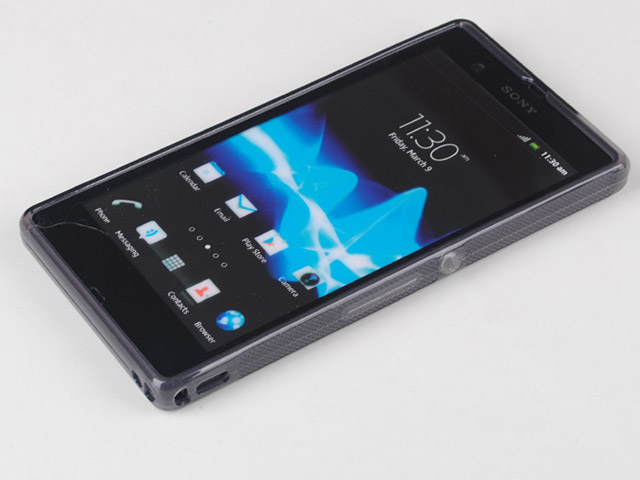 Чехол Jekod Soft case для Sony Xperia Z L36i/L36h (черный, гелевый)