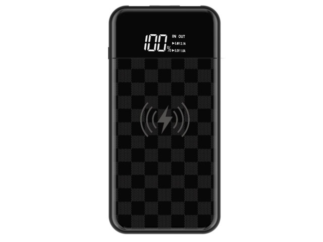 Внешняя батарея Devia JU Wireless Power Bank универсальная (8000 mAh, QI, черная)