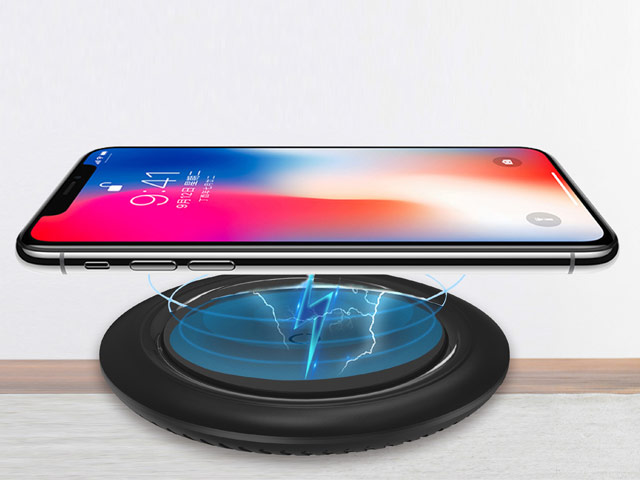 Беспроводное зарядное устройство Devia Allen Wireless Charger (черное, стандарт QI)