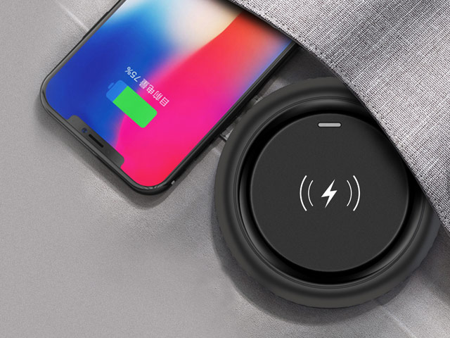 Беспроводное зарядное устройство Devia Allen Wireless Charger (черное, стандарт QI)