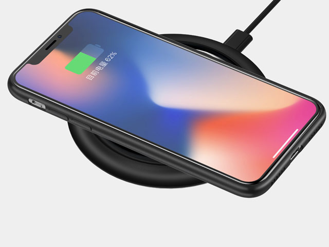 Беспроводное зарядное устройство Devia Allen Wireless Charger (черное, стандарт QI)