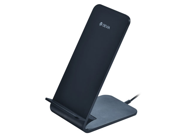 Беспроводное зарядное устройство Devia Pioneer Wireless Charger (Fast Charge, черное, стандарт QI)