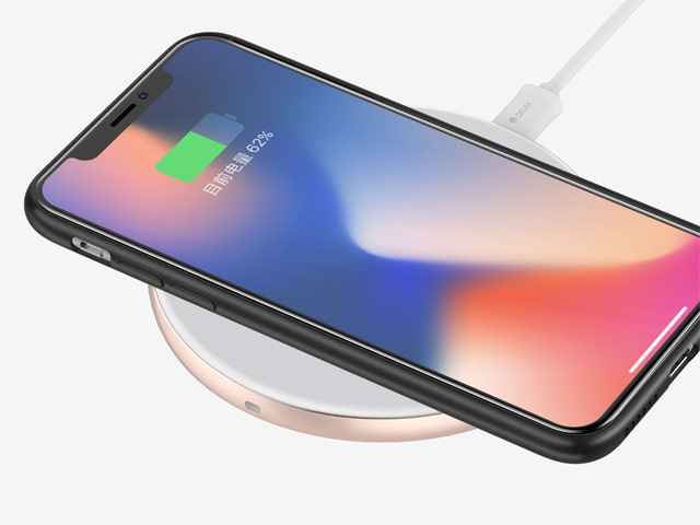 Беспроводное зарядное устройство Devia Aurora Wireless Charger (Fast Charge, черное, стандарт QI)