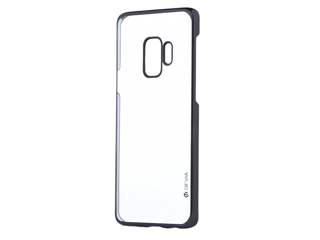 Чехол Devia Glitter Soft case для Samsung Galaxy S9 (Gun Black, гелевый)