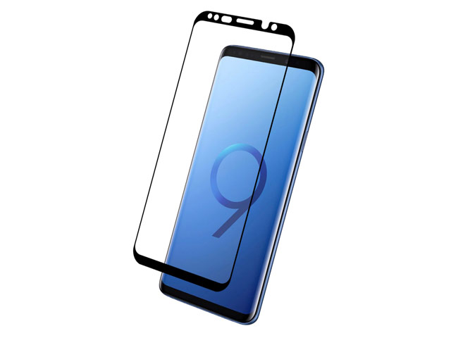 Защитная пленка Devia 3D Curved Tempered Glass для Samsung Galaxy S9 (стеклянная, черная)