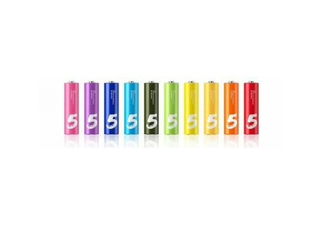 Комплект батареек Xiaomi Rainbow 7 AAA (AAA, 10 шт., Alkaline)