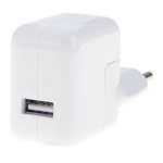 Зарядное устройство Apple USB Power Adapter универсальное (сетевое, 2.4A, 12W, белое)