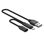 Адаптер Devia Jet Audio Switching Cable универсальный (Lightning, miniJack 3.5 мм, черный)