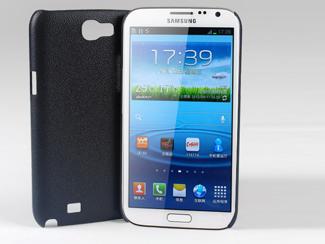 Чехол Jekod Leather Shield case для Samsung Galaxy Note 2 N7100 (черный, кожанный)