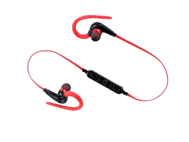 Беспроводные наушники Awei Ear-Hook Wireless Earphones A890BL (черные/красные, пульт/микрофон)