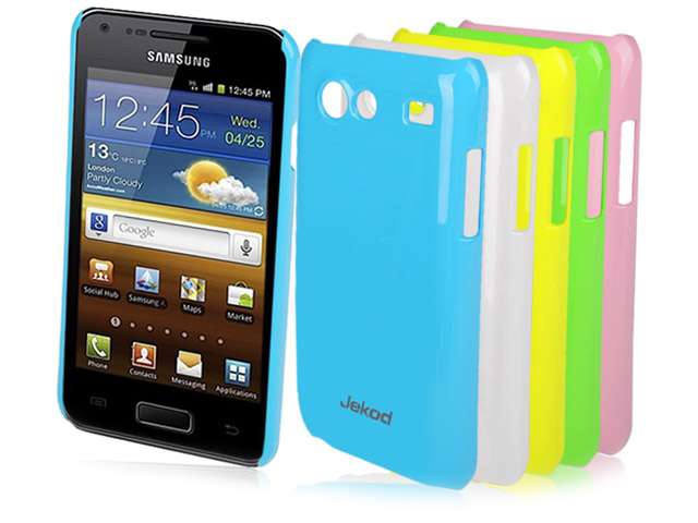 Чехол Jekod Shine case для Samsung Galaxy S Advance i9070 (желтый, пластиковый)