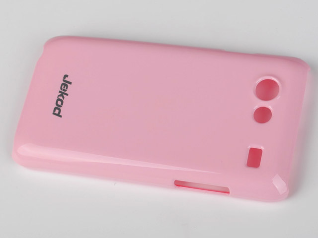 Чехол Jekod Shine case для Samsung Galaxy S Advance i9070 (розовый, пластиковый)