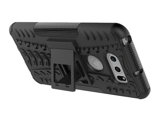 Чехол Yotrix Shockproof case для LG V30 (черный, пластиковый)