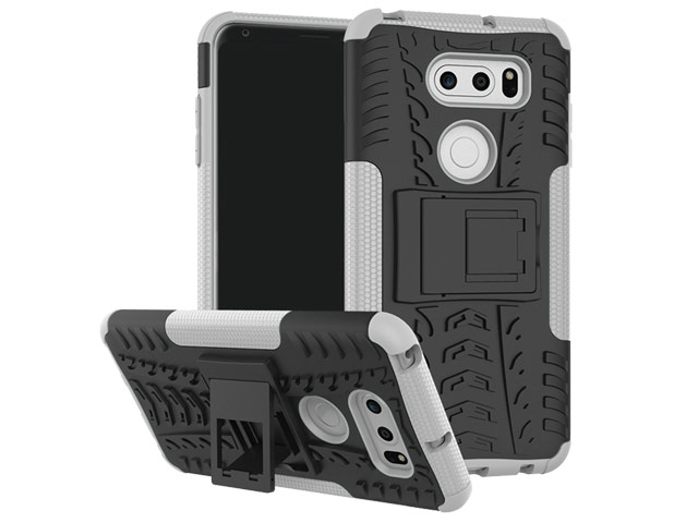 Чехол Yotrix Shockproof case для LG V30 (белый, пластиковый)