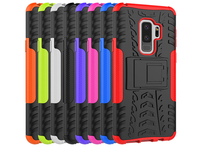 Чехол Yotrix Shockproof case для Samsung Galaxy S9 plus (розовый, пластиковый)