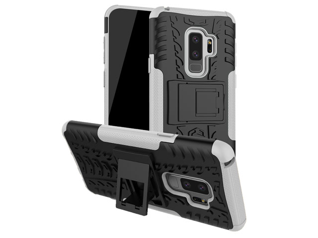 Чехол Yotrix Shockproof case для Samsung Galaxy S9 plus (белый, пластиковый)