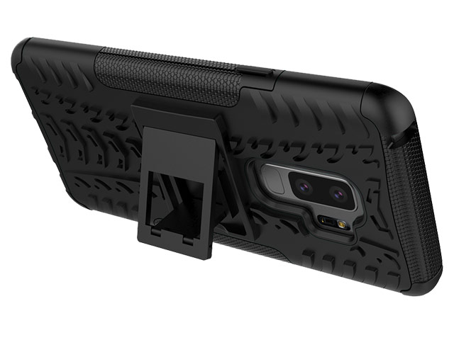 Чехол Yotrix Shockproof case для Samsung Galaxy S9 plus (фиолетовый, пластиковый)