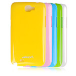 Чехол Jekod Shine case для Samsung Galaxy Note 2 N7100 (белый, пластиковый)