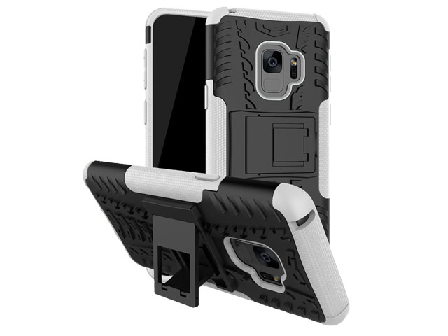 Чехол Yotrix Shockproof case для Samsung Galaxy S9 (белый, пластиковый)