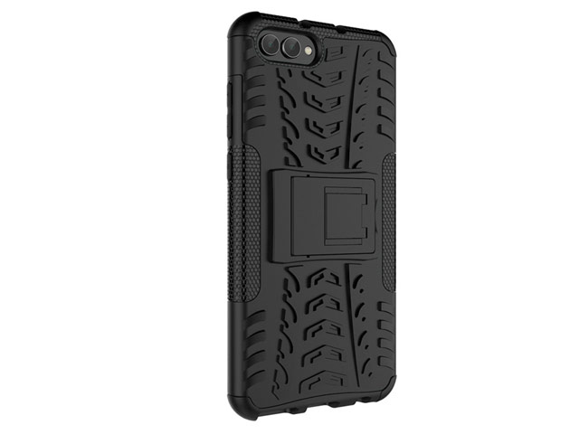 Чехол Yotrix Shockproof case для Huawei Honor V10 (черный, пластиковый)