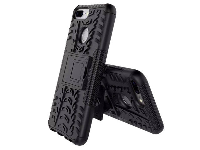 Чехол Yotrix Shockproof case для Huawei Honor 9 lite (черный, пластиковый)