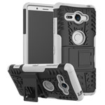 Чехол Yotrix Shockproof case для Sony Xperia XZ2 compact (белый, пластиковый)