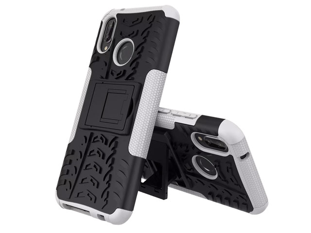 Чехол Yotrix Shockproof case для Huawei P20 lite (белый, пластиковый)