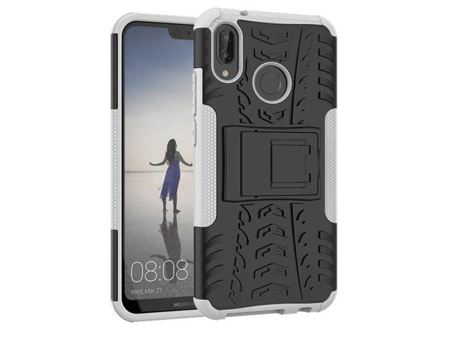 Чехол Yotrix Shockproof case для Huawei P20 lite (белый, пластиковый)