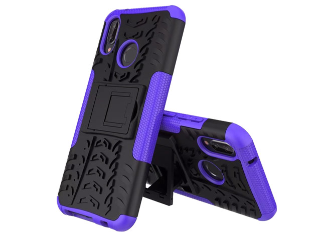 Чехол Yotrix Shockproof case для Huawei P20 lite (фиолетовый, пластиковый)