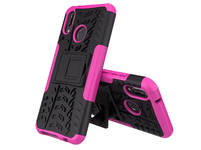Чехол Yotrix Shockproof case для Huawei P20 lite (розовый, пластиковый)