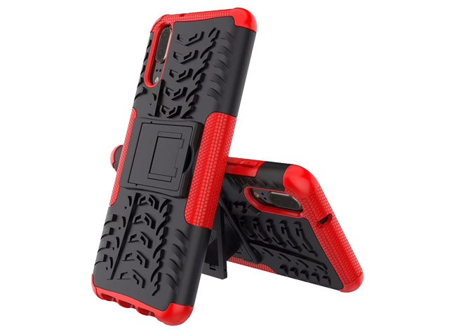 Чехол Yotrix Shockproof case для Huawei P20 (красный, пластиковый)