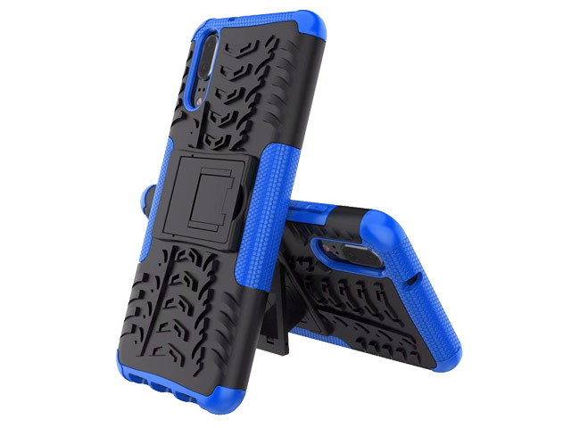 Чехол Yotrix Shockproof case для Huawei P20 (синий, пластиковый)