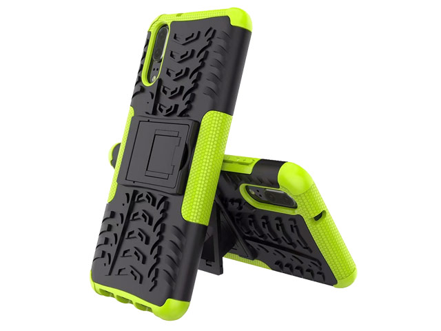 Чехол Yotrix Shockproof case для Huawei P20 (зеленый, пластиковый)