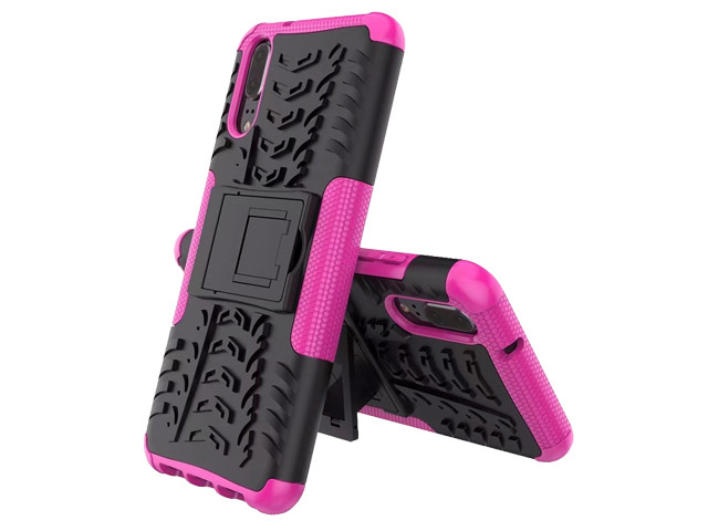 Чехол Yotrix Shockproof case для Huawei P20 (розовый, пластиковый)