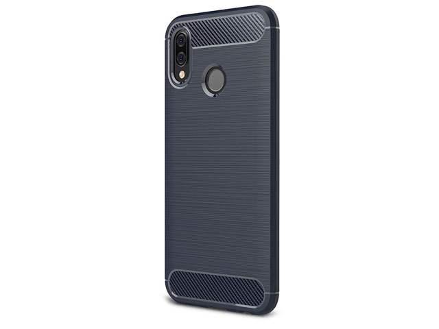 Чехол Yotrix Rugged Armor для Huawei P20 lite (синий, гелевый)