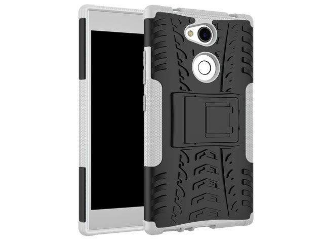 Чехол Yotrix Shockproof case для Sony Xperia L2 (белый, пластиковый)
