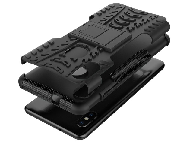 Чехол Yotrix Shockproof case для Xiaomi Redmi Note 5 pro (фиолетовый, пластиковый)