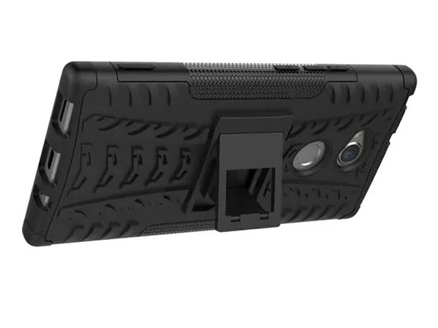 Чехол Yotrix Shockproof case для Sony Xperia XA2 ultra (черный, пластиковый)