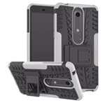 Чехол Yotrix Shockproof case для Nokia 6 2018 (белый, пластиковый)