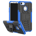 Чехол Yotrix Shockproof case для OPPO F5 (синий, пластиковый)