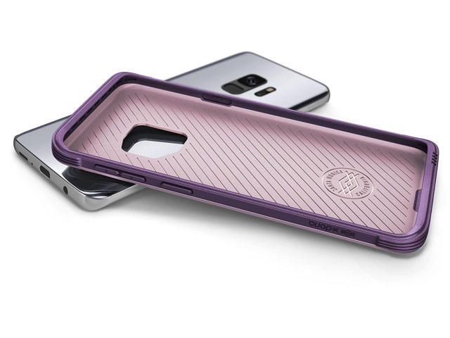 Чехол X-doria Defense Lux для Samsung Galaxy S9 (Purple Nylon, маталлический)