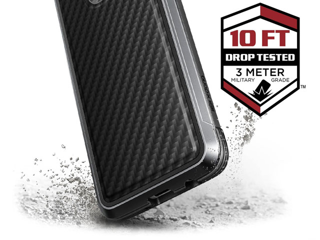 Чехол X-doria Defense Lux для Samsung Galaxy S9 plus (Black Carbon, маталлический)