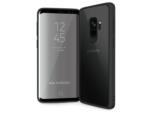 Чехол X-doria Fense case для Samsung Galaxy S9 (черный, пластиковый)