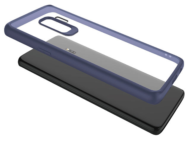 Чехол X-doria Fense case для Samsung Galaxy S9 (синий, пластиковый)