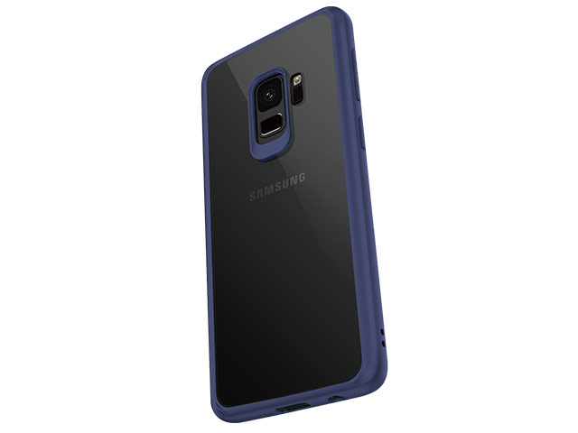 Чехол X-doria Fense case для Samsung Galaxy S9 (синий, пластиковый)