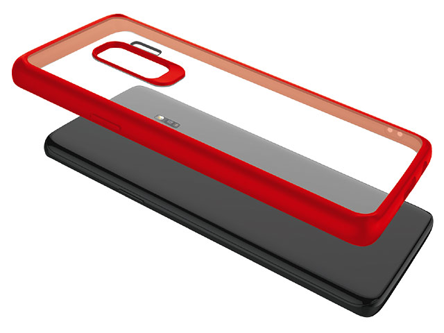 Чехол X-doria Fense case для Samsung Galaxy S9 (красный, пластиковый)